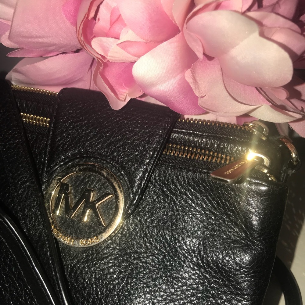 Soft leather Michael Kors cross-body